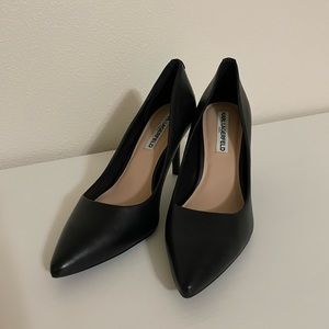 Karl Lagerfeld Paris Black Heels